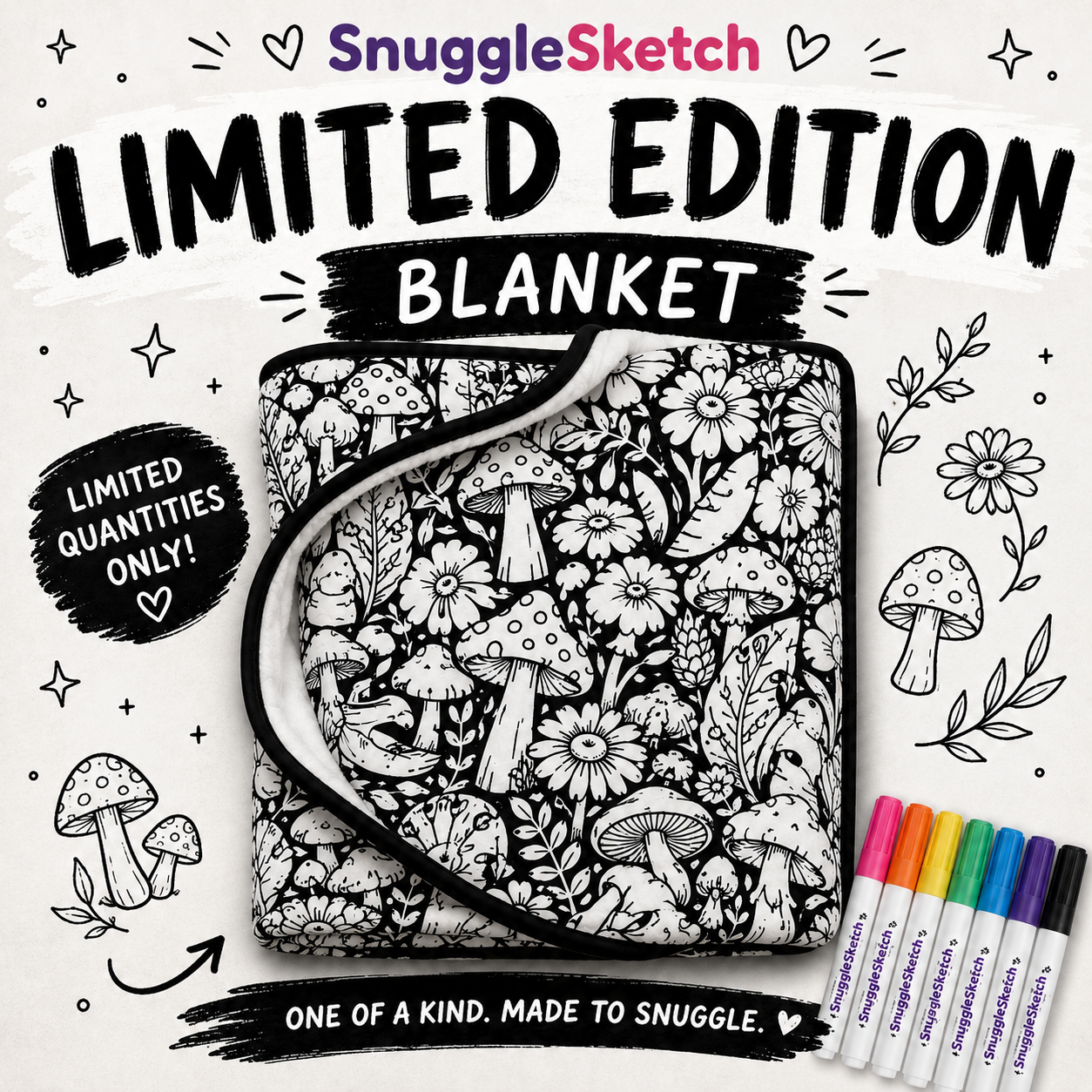 SnuggleSketch Limited Edition Blanket